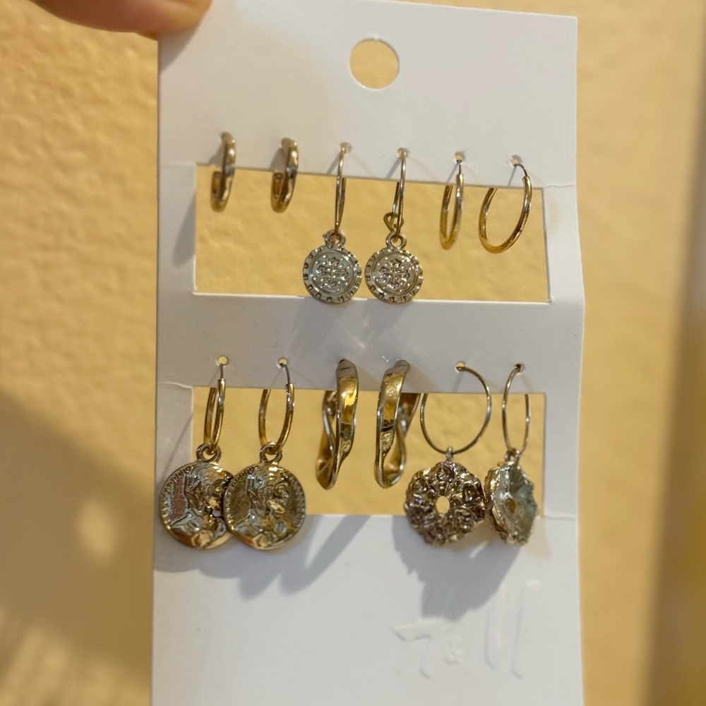 Earring Set of 6 pair